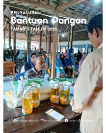 Penyaluran bantuan pangan pemerintah tahap II berjalan lancar